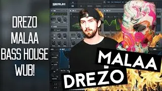 Malaa & Drezo Heavy House Bass in Serum Tutorial (Free Preset)