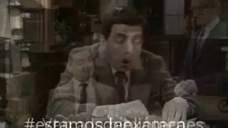 Mr Bean en la biblioteca
