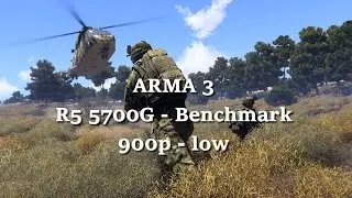 ARMA 3 - Benchmark - R7 5700G - (Preset: Standard - 900p)