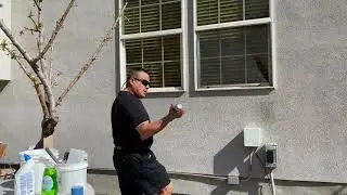 Lavar ventanas con ￼ Spray can.      O limpiar cualquier tipo de vidrio y espejos.