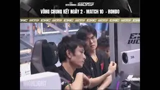 PUBG - ESPORTS WORLD CUP | VÒNG CHUNG KẾT | NGÀY 2: MATCH 10 - RONDO