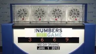 Midday Numbers Game Drawing: Sunday, January 1, 2012