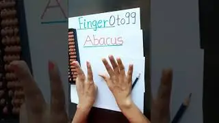 Finger Abacus 🧮0 to 99 numbers on fingers.