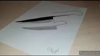 Новое Видео! 3D Рисунок оружие Занпакто(Зангенцу)