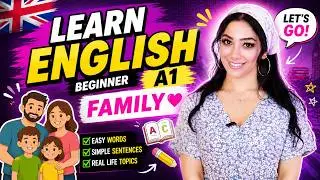 Learn English beginner Family A1