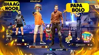 Grandmaster Pro Girl Call Me Noob😡 आजा 1 vs 2 में🔥 - Garena Free Fire