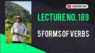 5 Forms of verb Lecture No. 189 English grammar, learn English