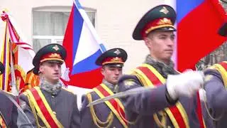 Открытие памятника Александру Невскому в Военном Университете