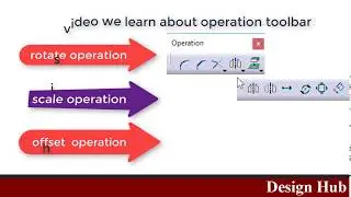 Catia basic to advance tutorial- sketch opration ( rotate,scale ,offset)