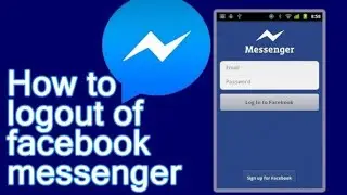 How to logout from Messenger ||Facebook  Messenger Logout || Facebook Updates