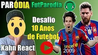 ♫ DESAFIO DOS 10 ANOS DO FUTEBOL | Paródia Pirata e Tesouro - Ferrugem | React/Reação