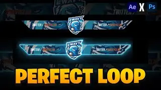 Adobe + Photoshop Tutorial: How To Make Simple Saber Light Streaming Overlay! Perfect Looping!