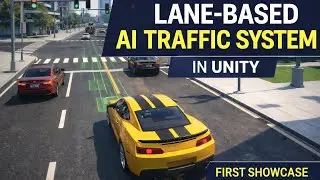 Lane-Based AI Traffic System in Unity | First Runtime Showcase