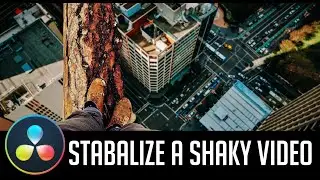 How to Easily Stabilize a Shaky Video Clip - DaVinci Resolve 16.1 Tutorial