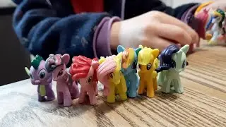 Распаковка игрушек из мультика Май Литл Пони.  Понивиль.  Поняшки.