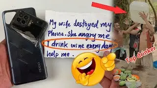 Restoring Destroyed Phone,Restore Oppo A93 For My Fan He is a Top Drinker😂👌