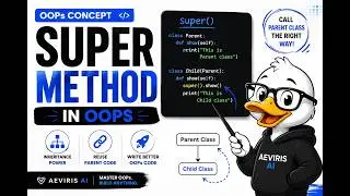 Python Super() Method in OOP Explained | Super Method in Python with Examples