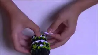 Origami 3D : Striped Goth Bunny PART 3