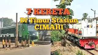 SERUNYA NONTON KERETA API ; FEEDER KCJB, PAPANDAYAN, ARGO PARAHYANGAN PANORAMIC❗
