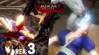 NINJA GAIDEN 3: RE - Kasumi defeated (additional voice) - vs Humans | #3