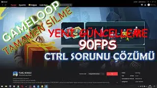 PUBG MOBİLE KLAVYE VE FARE SORUNU! CTRL ÇÖZÜMÜ! 2.7 2023 GameLoop Tamamen nasıl silinir 