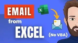 Send Emails with a Button from Excel (Without VBA/Macros)