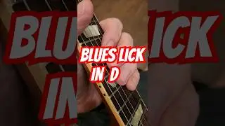 Jump Blues Lick in D  🎸Josh Perdue #bluesguitar #guitar #guitarsolo #guitarlesson #bluesguitarlicks