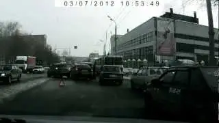ДТП Промышленная 07.03.2012 .AVI