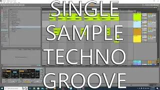 Creating a Techno Groove using a single Kick Sample