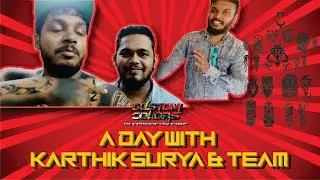 Karthik surya & Custom Colors | Vlog no 1| First time in India Full body Custom Tattoo