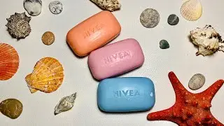 Nivea ASMR SOAP/CUTTING/DRY SOAP/CUBES/SOAKED SOAP/NANNA MILLER