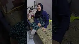 ام حدو سيدة سورية فقدت ابنها الذي كان يساعدها بعد أن فقدت رجليها  She lost her son and  her legs