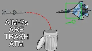 AIM-7 Sparrows are so whack right now... | War Thunder