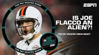 Joe Flacco may be AI or an ALIEN?! 👀👽 | The Pat McAfee Show