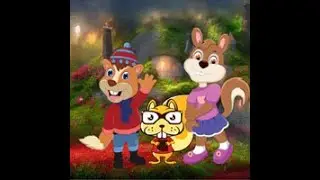 aid the squirrel family video walkthrough