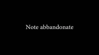 Note abbandonate (Mirko Fait, sax - Antonio Occhiuto, regia)