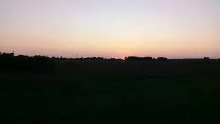 Закат в посёлке Орехово