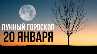 ЛУННЫЙ ГОРОСКОП НА 20 ЯНВАРЯ 2024