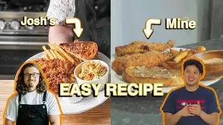best chicken ever? | Trying Josh Weissman's Raising Canes Recipe [EASY]
