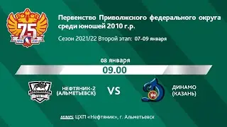 Нефтяник-2(Альметьевск) - Динамо(Казань), 2010г., 08.01.2022г.