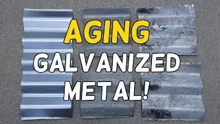 Age Galvanized Metal in Minutes!