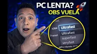 Cómo configurar OBS para PC DE BAJOS RECURSOS sin Lag (2026) 🚀