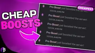 How to get Cheap Discord Server Boost in 2025!