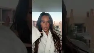 hair and outfit transformation