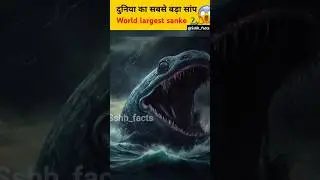 world's largest snake found in India| vasuki indicus