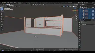 Blender 3d Kitchen Modeling Part 1