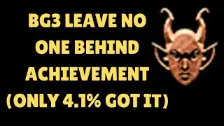 Leave no one behind Achievement (Save every Tiefling refugee you can in a single playthrough)