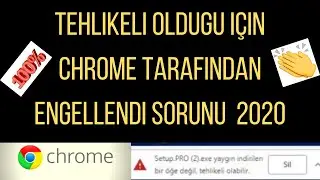error blocked by Chrome because it's dangerous
