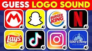 Guess The Logo Sound 🤔🍏🔊 Tiktok, McDonald's, Pepsi, Netflix ~ Logo Quiz