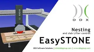 DDX PILLS | EasySTONE - Nesting and slab lifter control